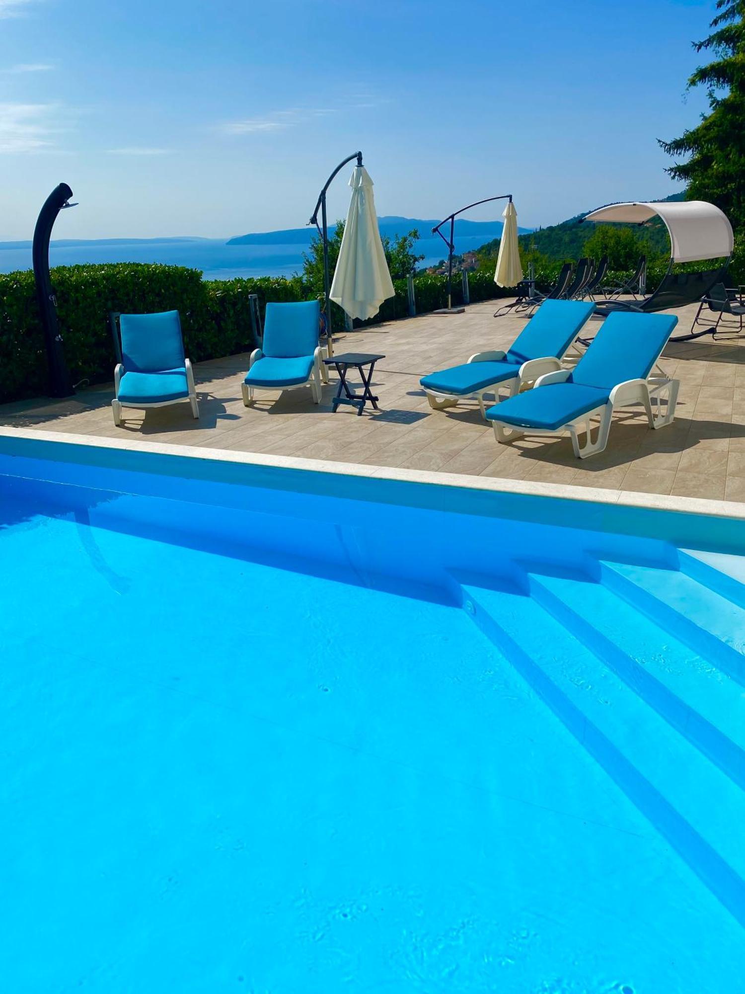 Luxury Villa Eternity - Marvelous Sea View - Box Spring Beds - Opatija-Poljane Esterno foto