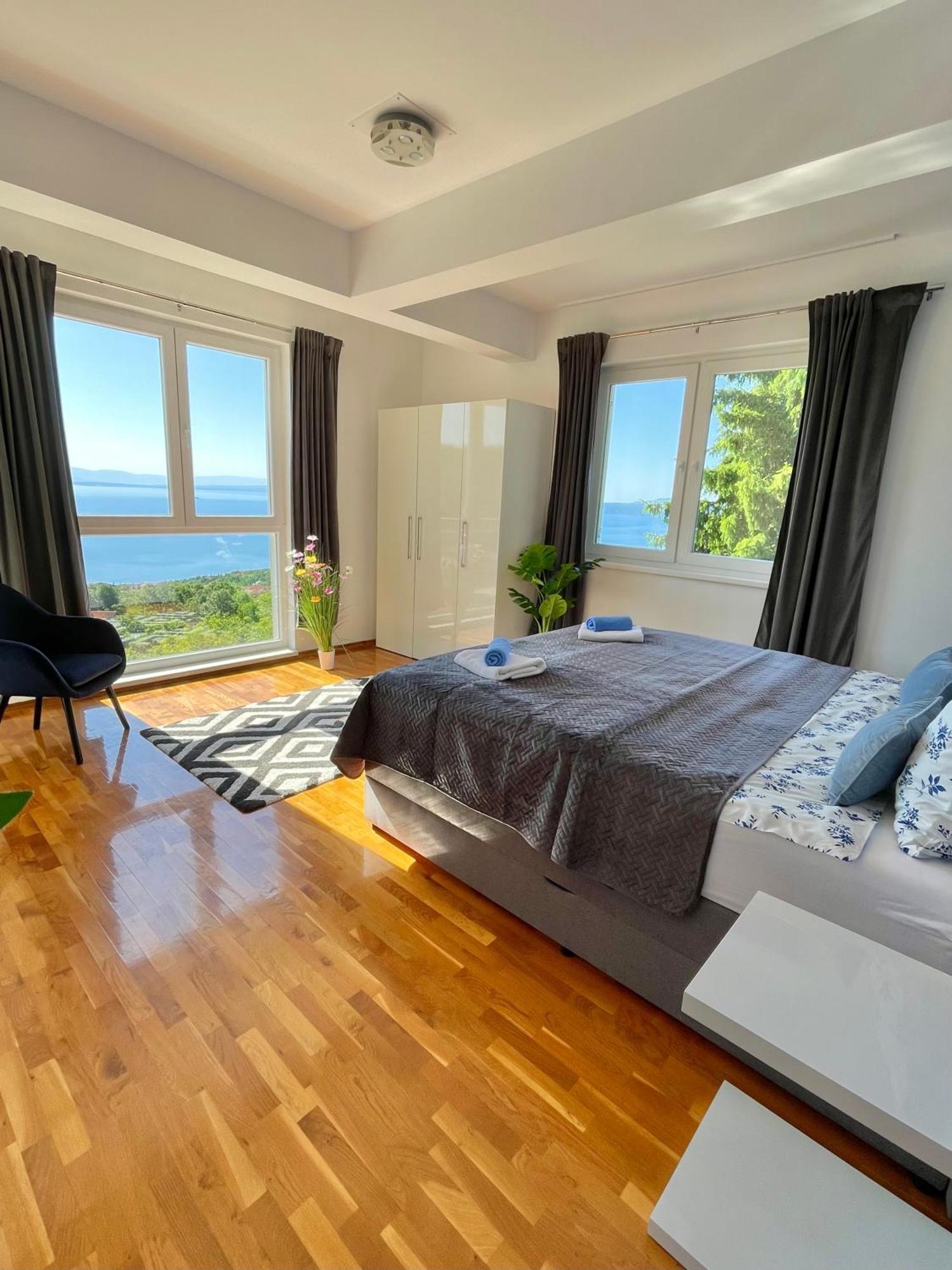 Luxury Villa Eternity - Marvelous Sea View - Box Spring Beds - Opatija-Poljane Esterno foto