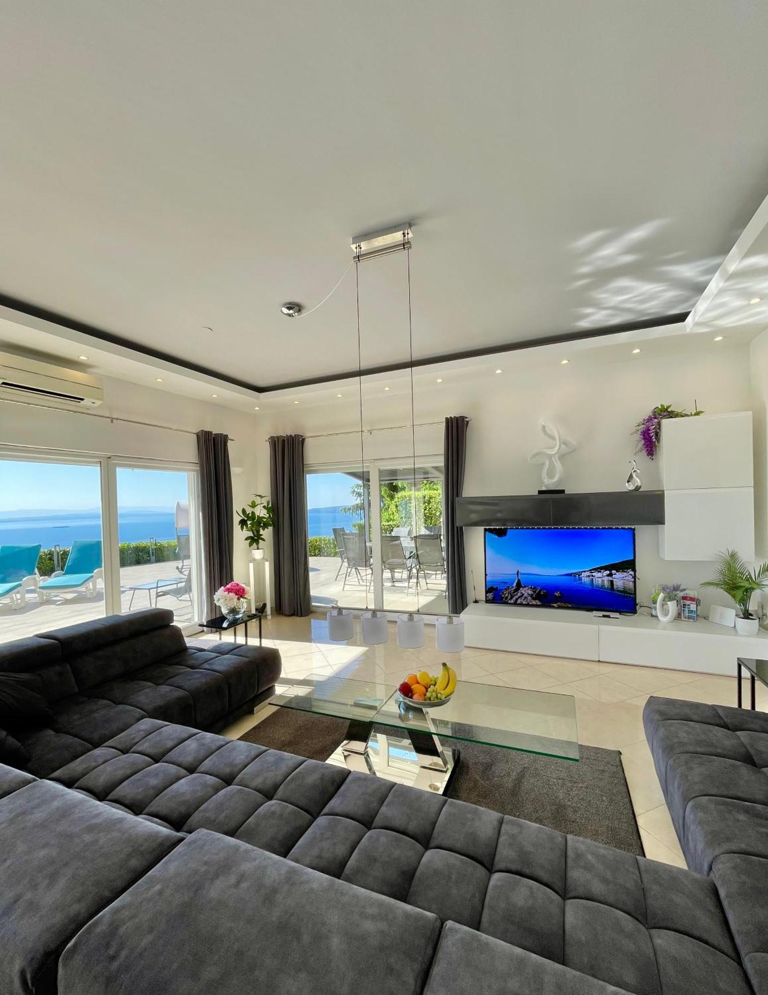 Luxury Villa Eternity - Marvelous Sea View - Box Spring Beds - Opatija-Poljane Esterno foto