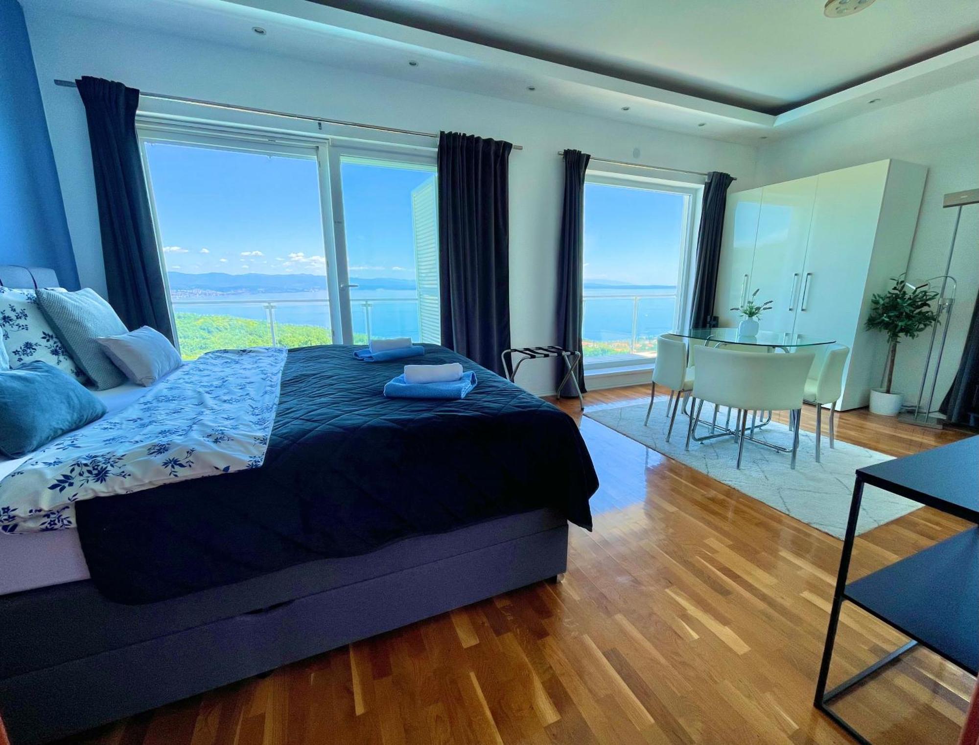 Luxury Villa Eternity - Marvelous Sea View - Box Spring Beds - Opatija-Poljane Esterno foto